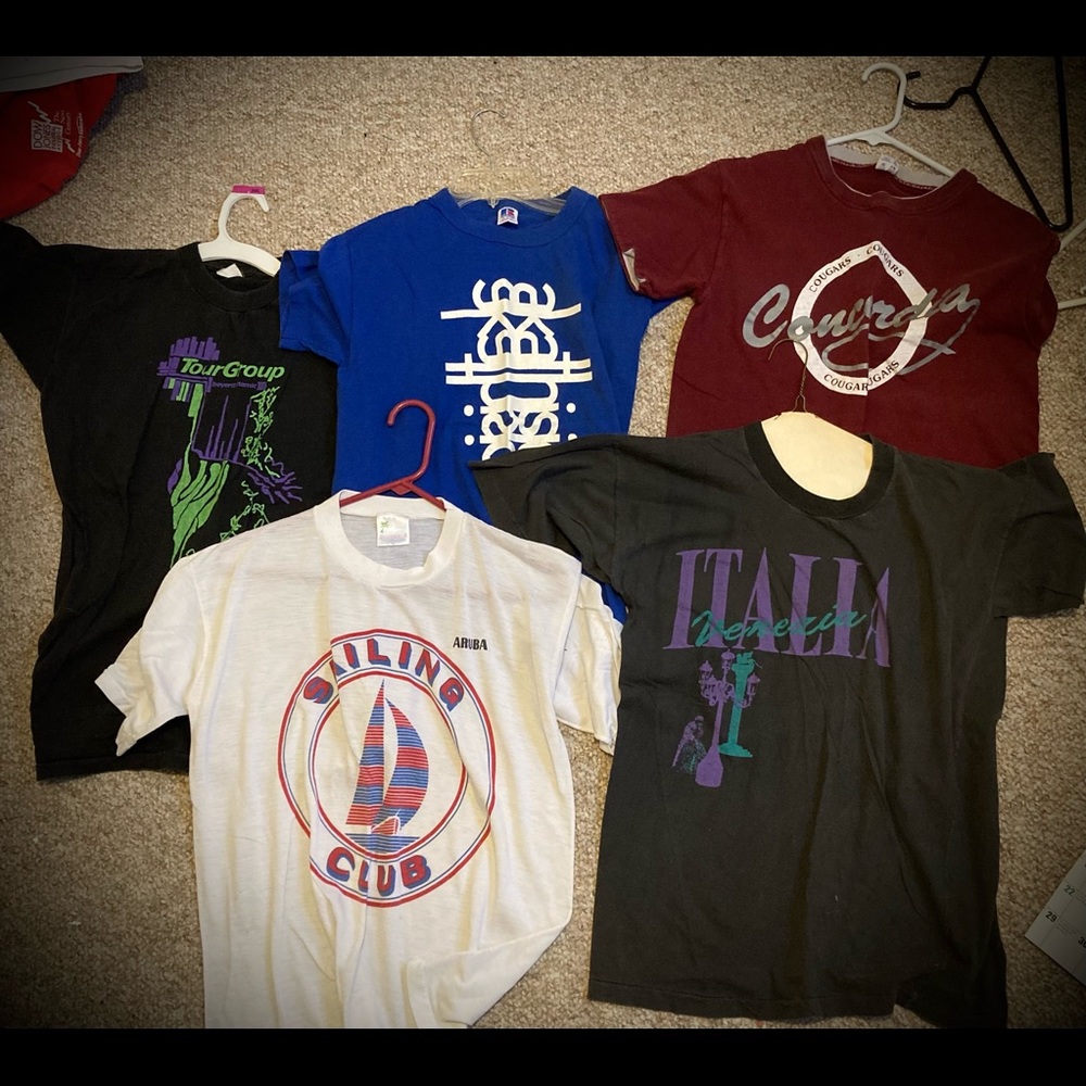 Lot of five running 🏃‍♀️ t-shirts
